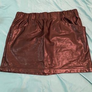 Target Leather Skirt